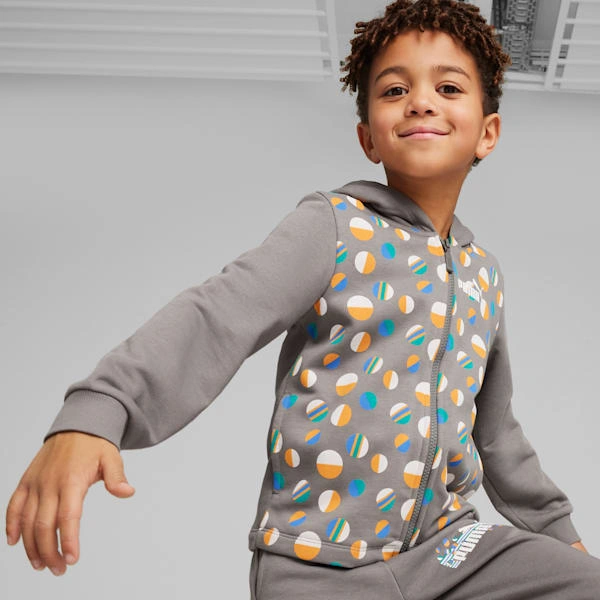 Sudadera con capucha PUMA de verano para peques: ¡Diversión y estilo al sol!
